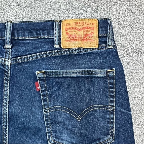 Levis 514 Jeans Mens Size 36X28 Blue Medium Wash Denim Straight Fit - Picture 9 of 11